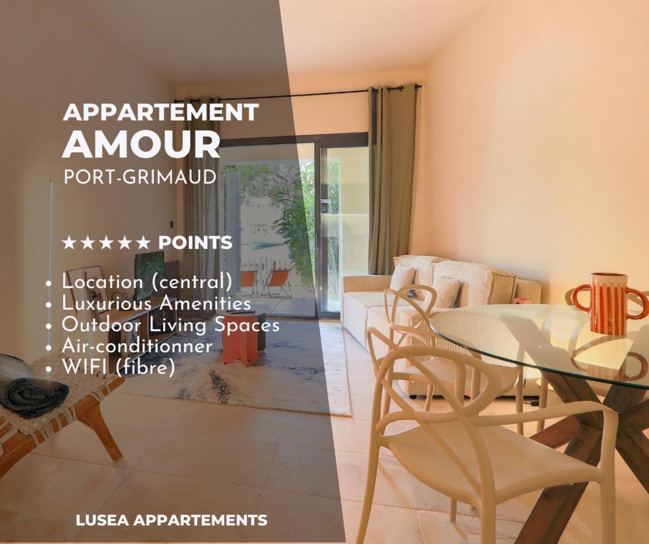 Appartement Amour Terrasse Sur L'Eau Grimaud Extérieur photo